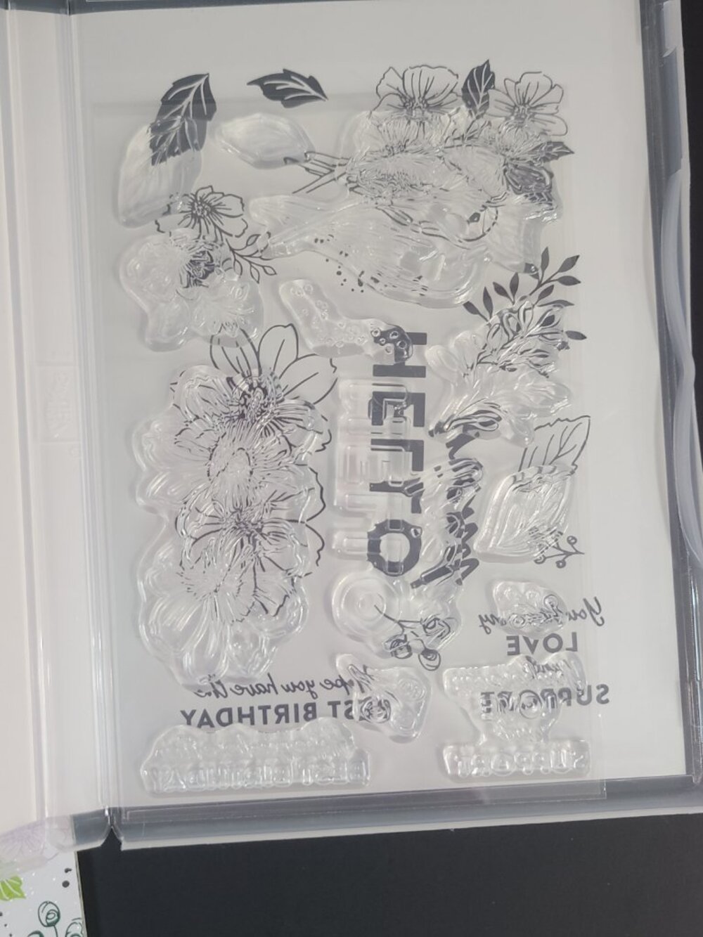 Stampin' Up! Friendly Hello Stamp Set with 12x12 Designer Series Paper DSP - Picture 4 of 9